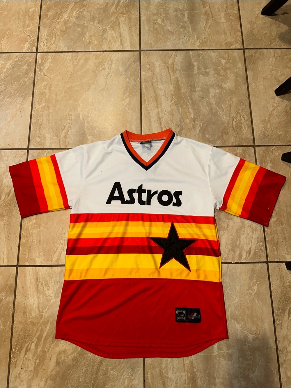 Vintage 90s MLB Houston Astros Collection Majestic Jersey Size L
